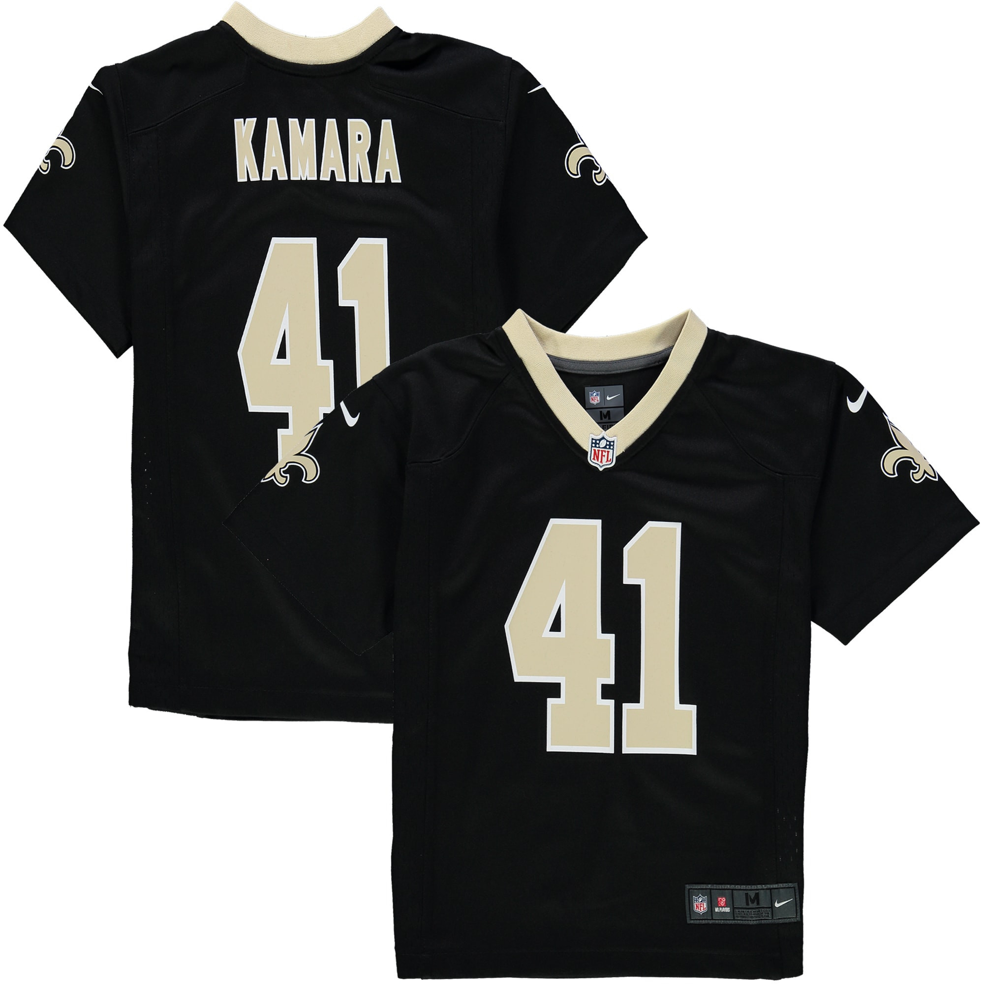 Alvin Kamara New Orleans Saints Preschool Player Game Jersey – Black NFL