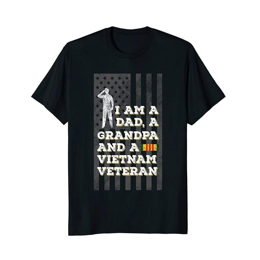 Vietnam Veteran Shirt Grandpa T Shirt For Heroes Men T-Shirt Short Sleeve T-Shirt