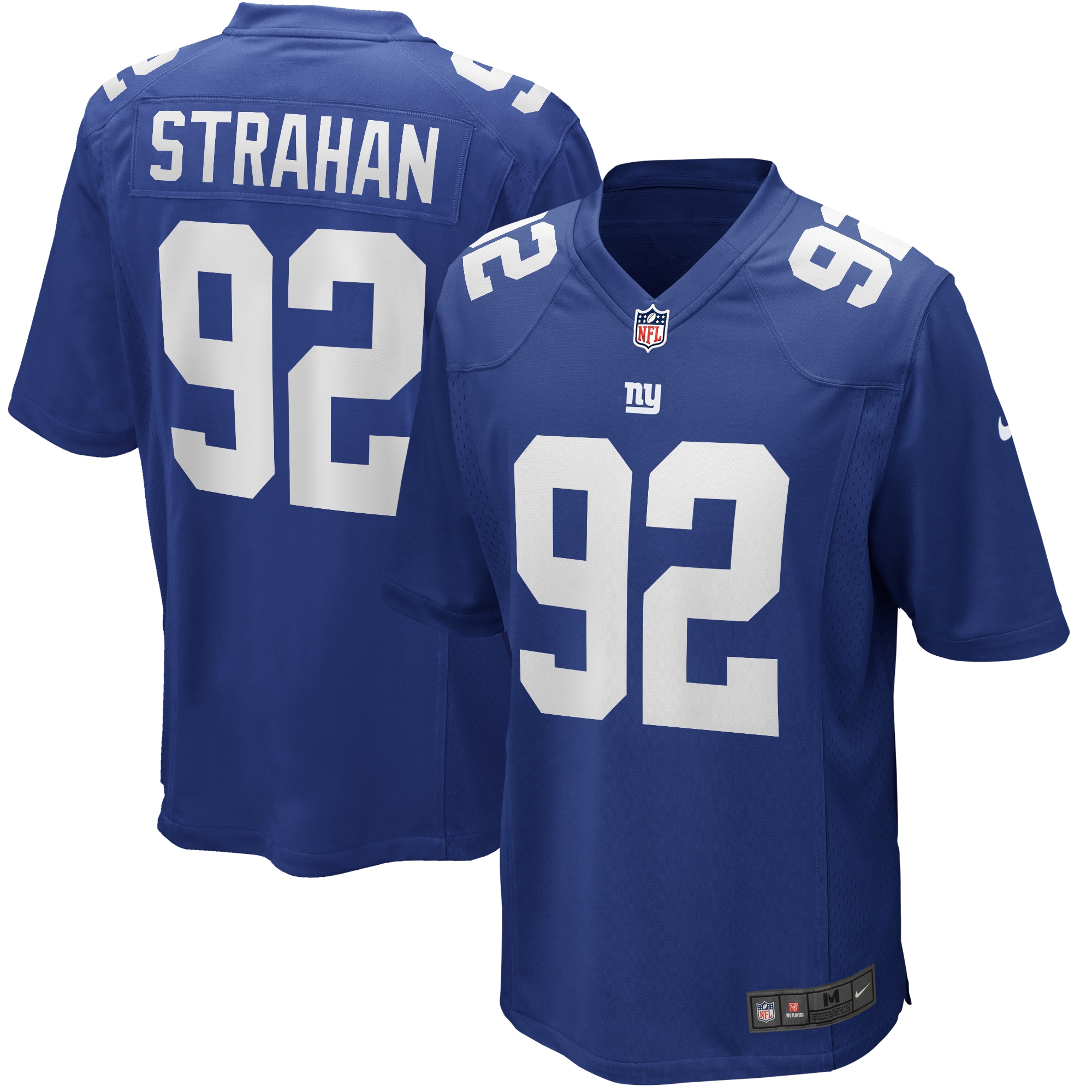 Michael Strahan New York Giants Game Retired Player Jersey – Royal