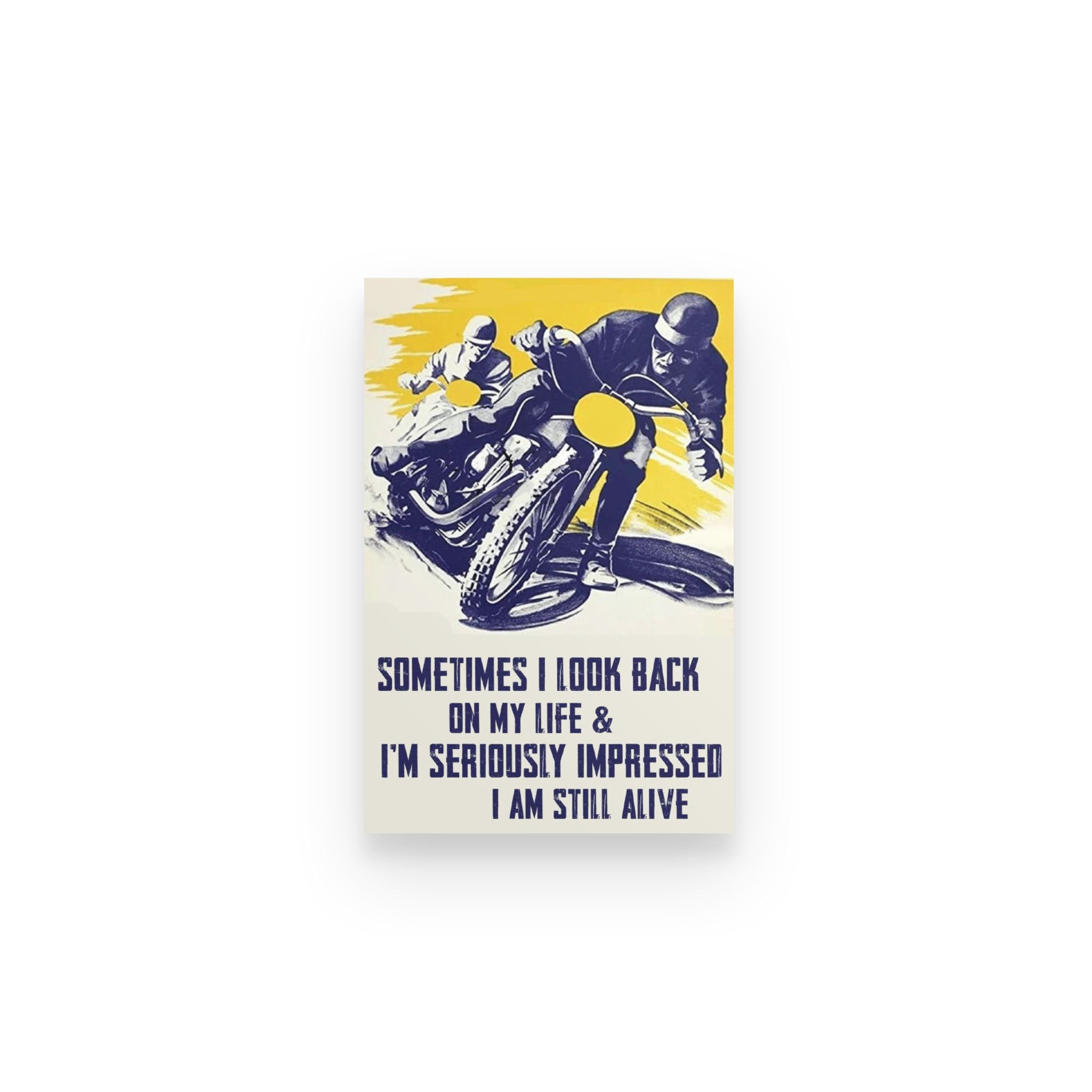 Biker Sometimes Look Back On My Life – Poster