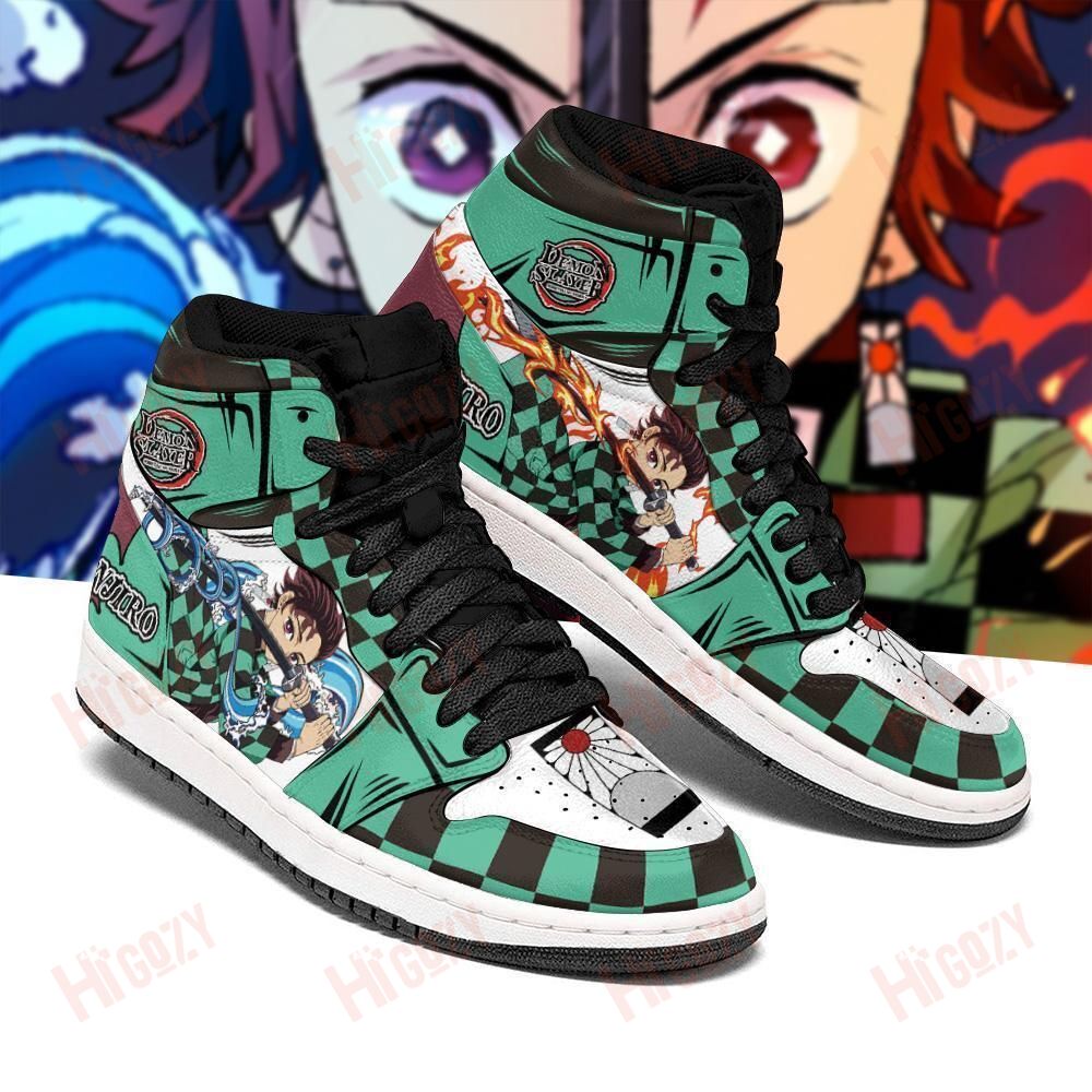 Tanjiro Sneaker Water & Sun Breathing Demon Slayer Anime Shoes