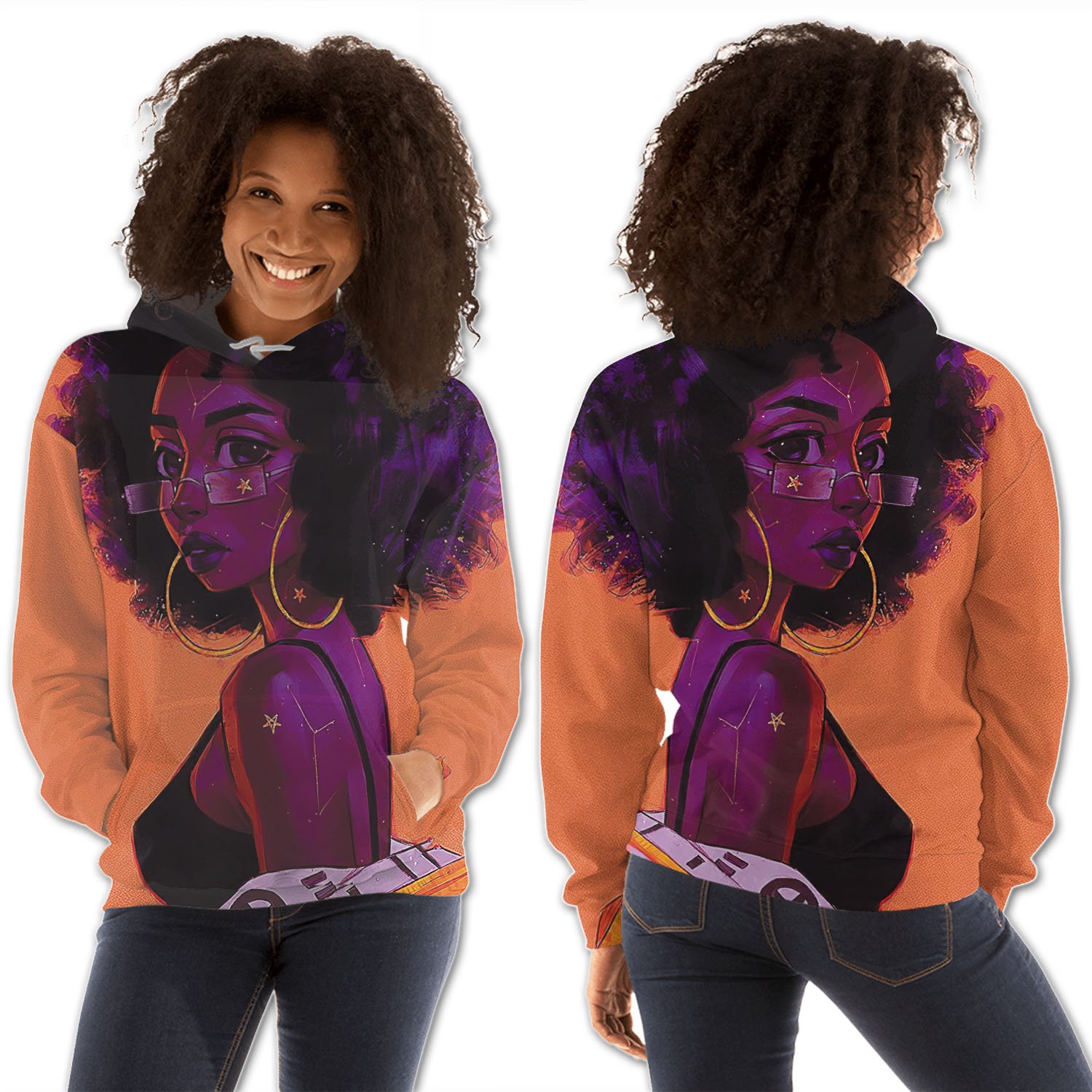 African American Hoodies Pretty Melanin Girl Black History Shirt