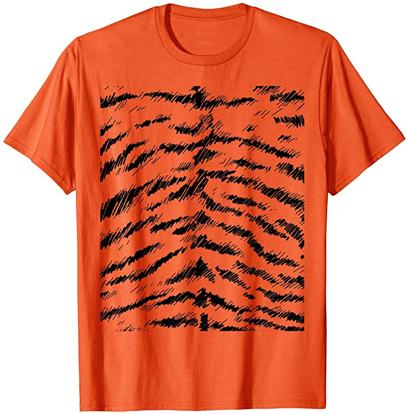 Tiger Print Stripes Cute Halloween Costume Idea T-Shirt