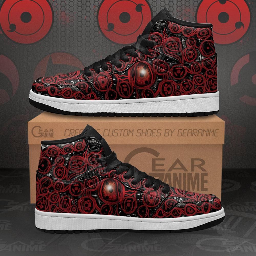 All Sharingan Eyes Naruto Custom Anime Air Jordan Shoes Sport Sneakers