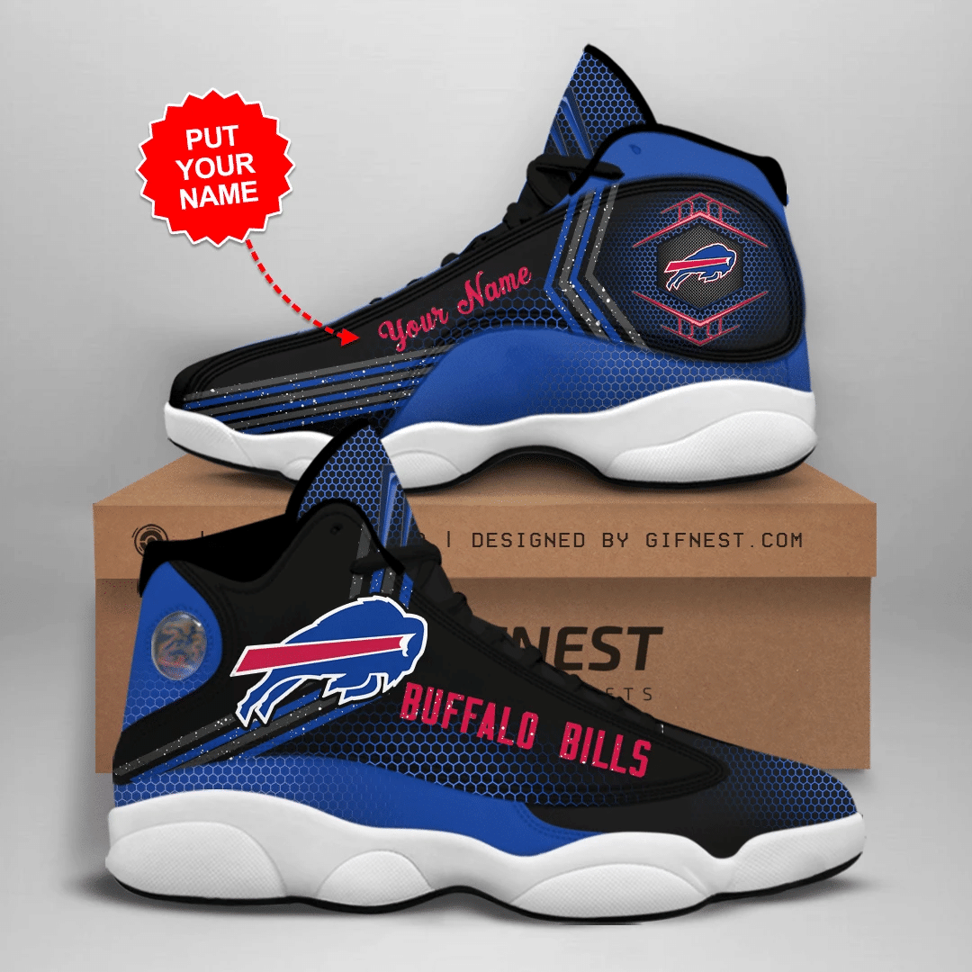 Buffalo Bills Personalized Fashionable Air Jordan 13 Printing Shoes Sneaker