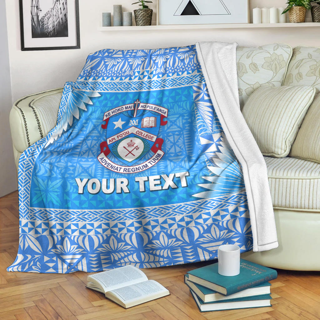 (Custom Personalised) Tonga Apifo’Ou College Premium Blanket Simplified Version Lt8