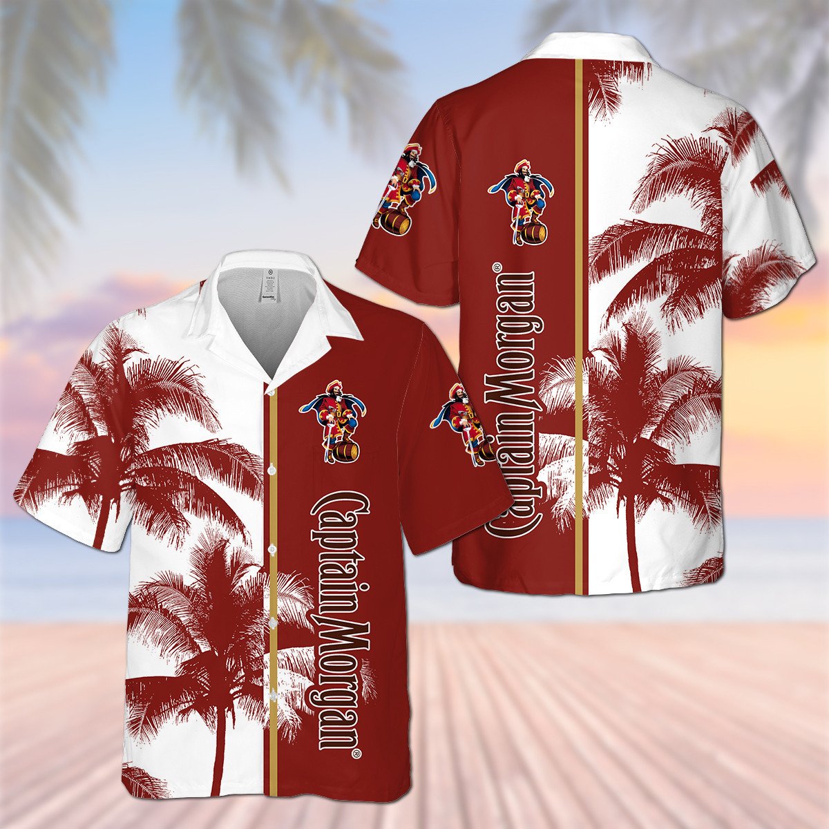 Captain Morgan Palm Tree Hawaii Shirt Ha96450