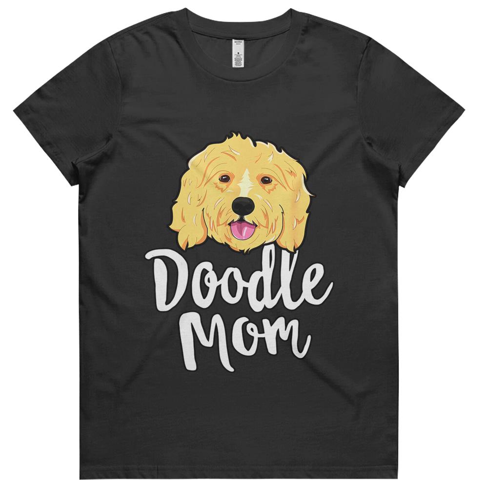 Doodle Mom  Women Goldendoodle Dog Puppy Mother Womens Tshirts