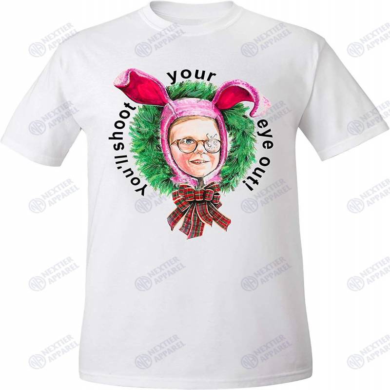 You’ll Shoot Your Eye Out Funny Bunny Clark Christmas Story T-shirt