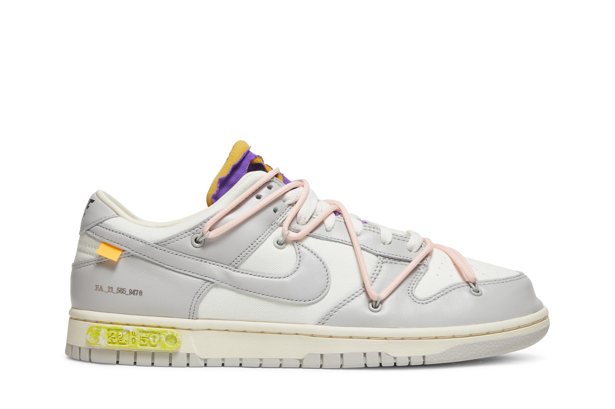 Nike Dunk Low Off-White Lot 24 – Kohlrabis 195240889147