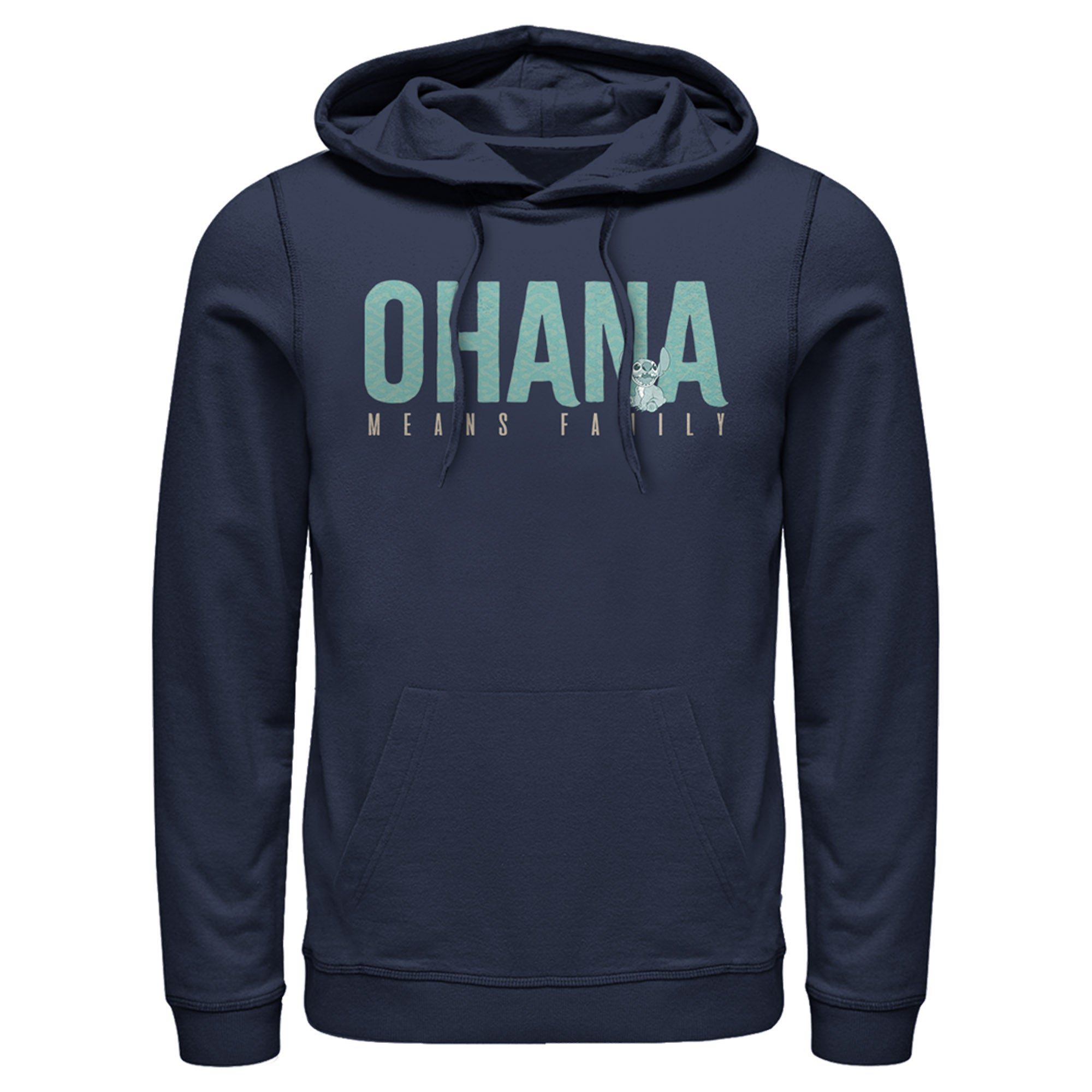 Men’S Lilo & Stitch Bold Ohana Means Family Pull Over Hoodie