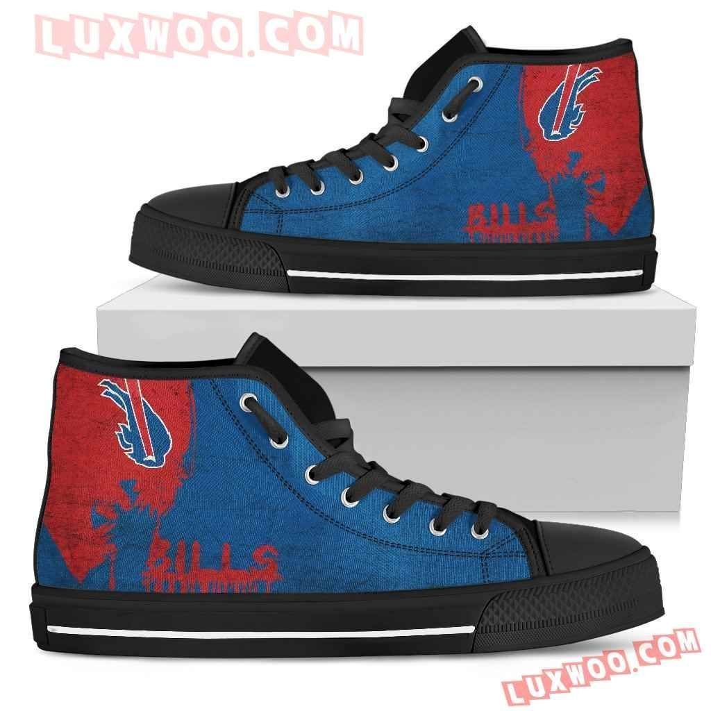 Alien Movie Buffalo Bills High Top Shoes Sport Sneakers