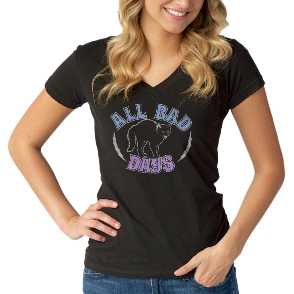 Women’S All Bad Days Vneck T-Shirt