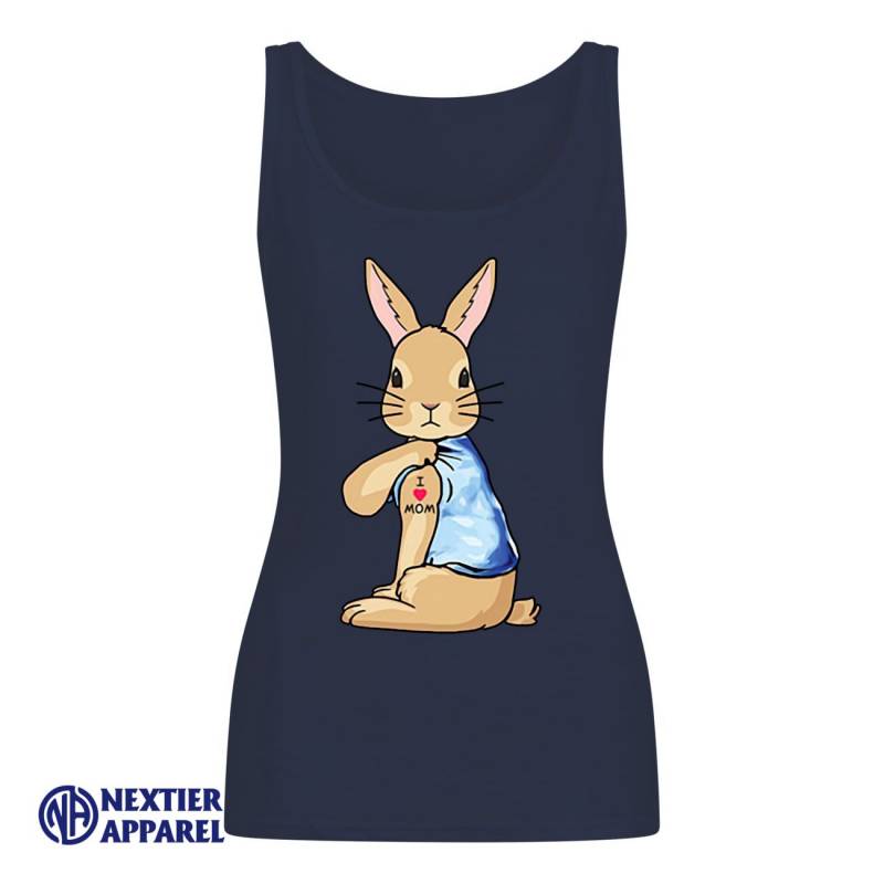 Bunny I Love Mom Tattoo Shirt Women’s Tank Top