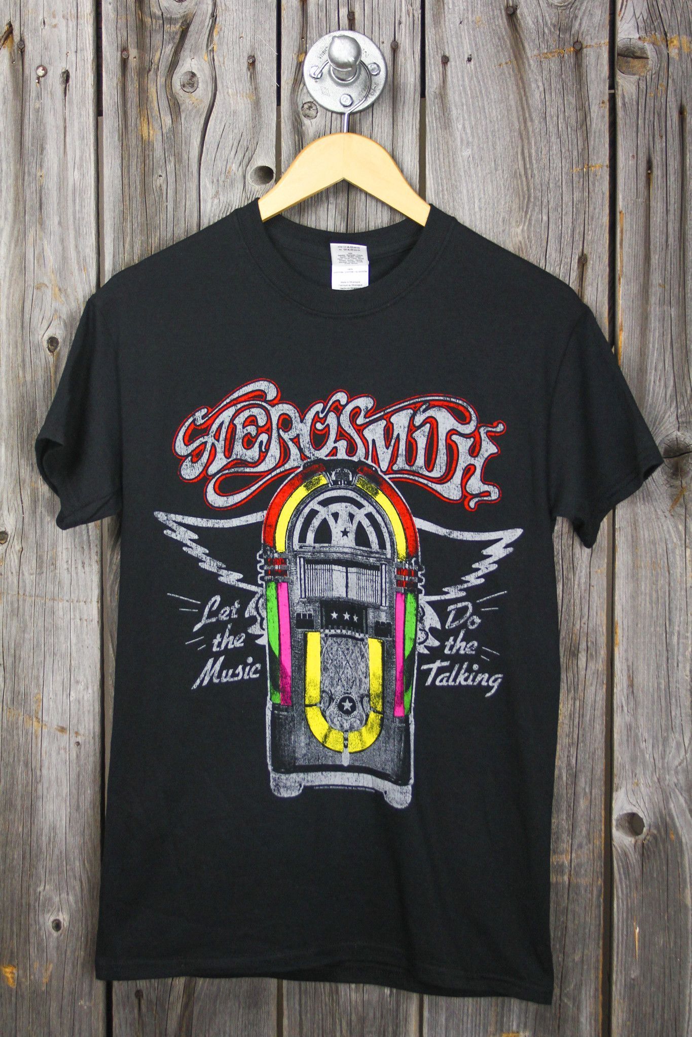 Aerosmith Let The Music Do The Talking Boyfriend Shirt