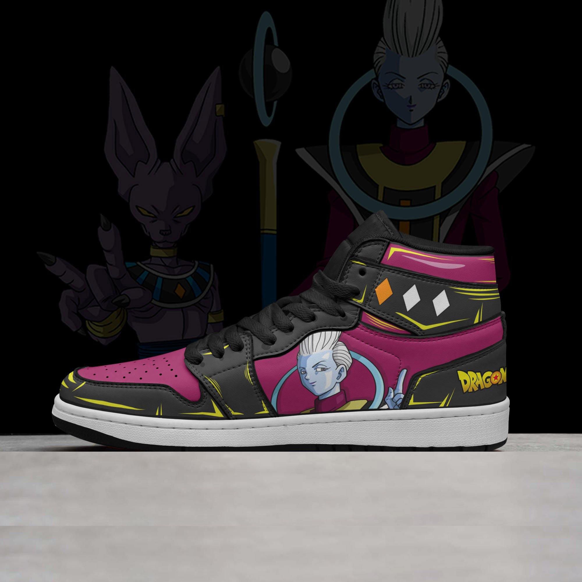 Beerus X Whis Jd Sneakers Custom Dragon Ball Anime Shoes