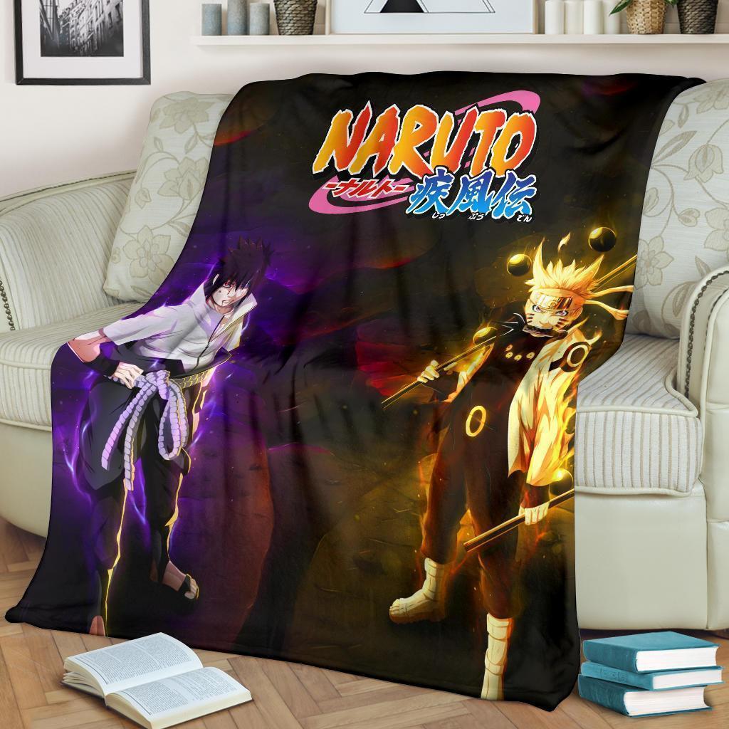 Naruto Super Power Premium Blanket For Fan Gift LT03