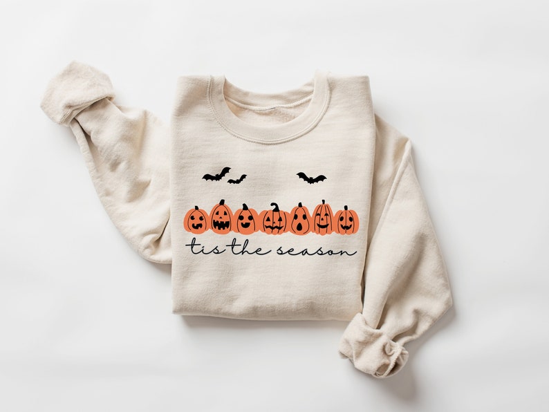 The Season Halloween Sweatshirt Halloween 2D Crewneck Sweatshirt All Over Print Sweatshirt For Women Sweatshirt For Men Sws4806