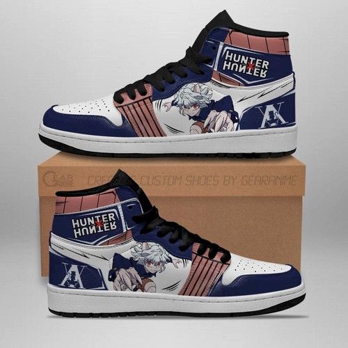 Neferpitou Hunter X Hunter Jordan Sneakers Hxh Anime Shoes Air Jordan High Sneakers Sport Sneakers