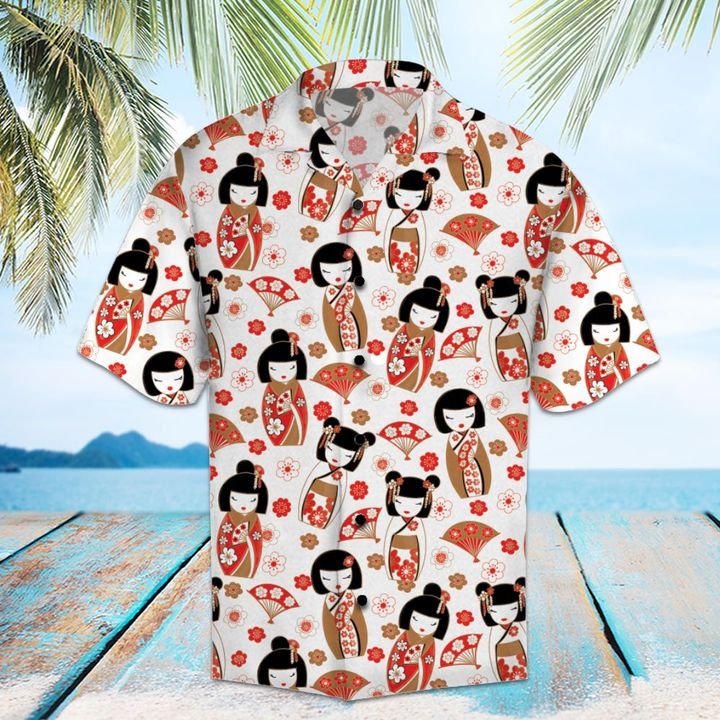 Amazing Geisha Hawaiian Shirt Summer Button Up For Men, Women, Couple