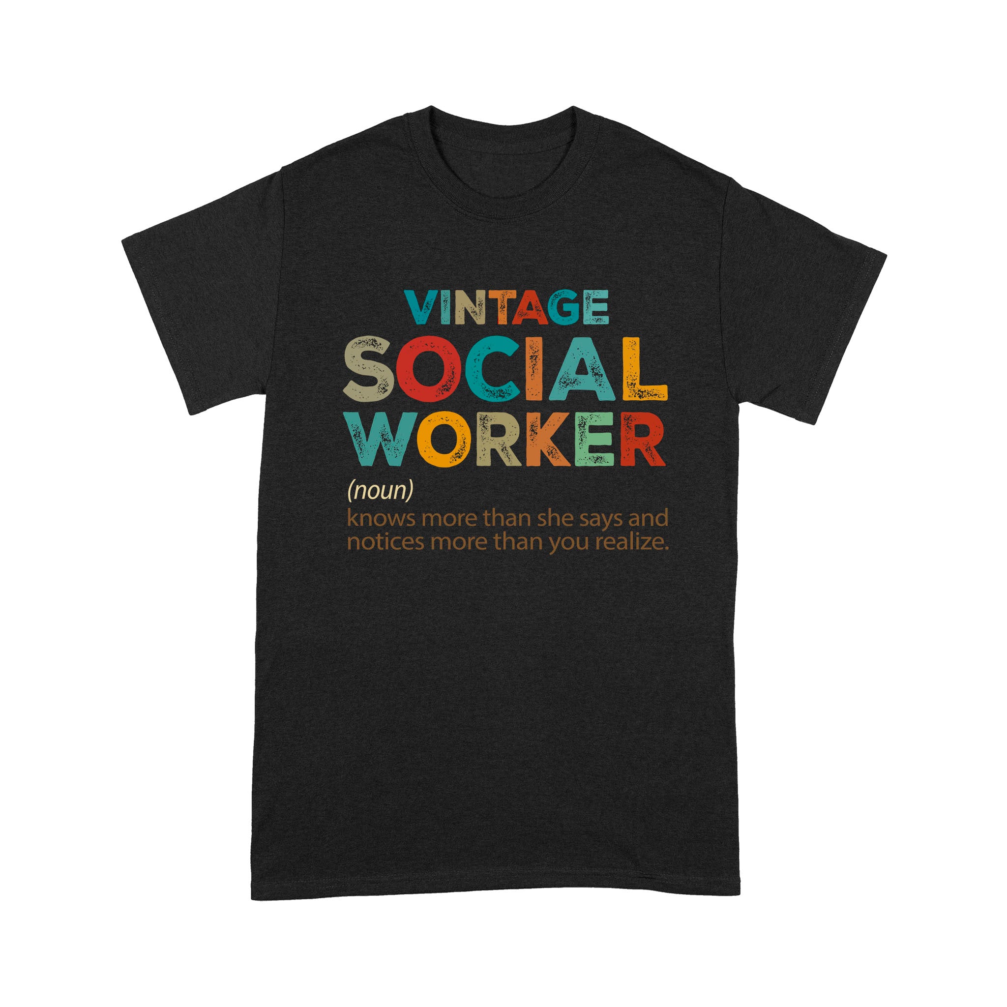 Premium T-Shirt – Ff Vintage Social Worker Definition Gift