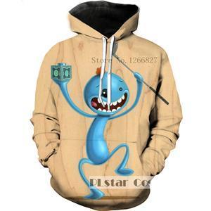 3D Hoodie Cartoon Rick and Morty