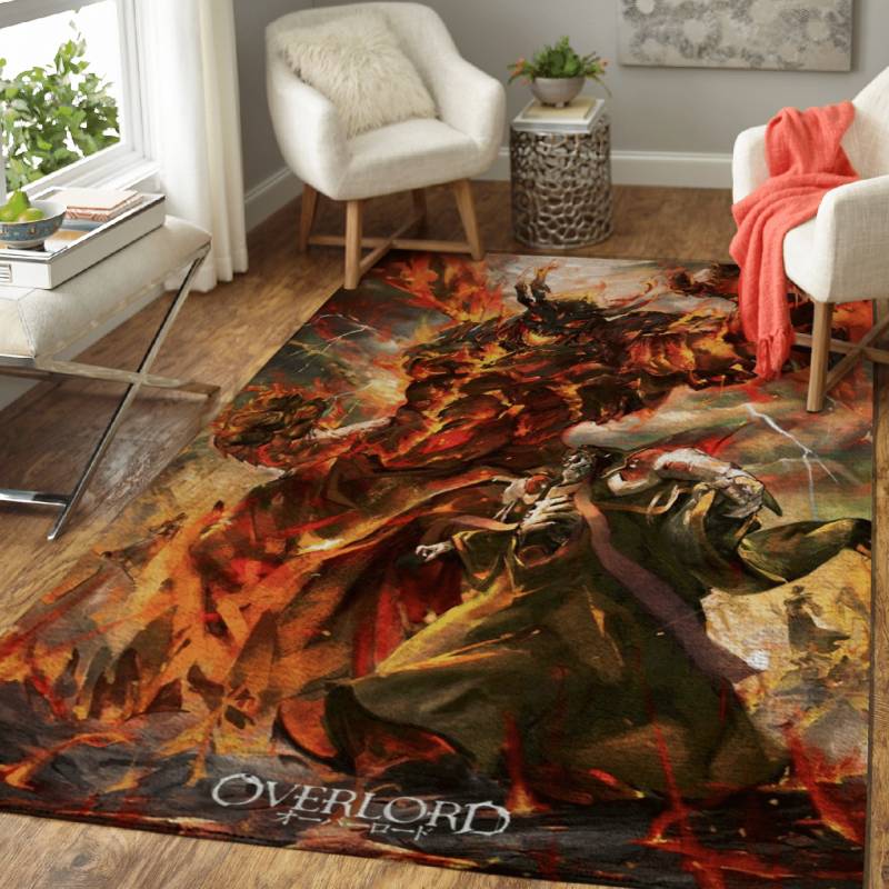 Anime Manga Overlord Ainz Art Area Rug – Carpet