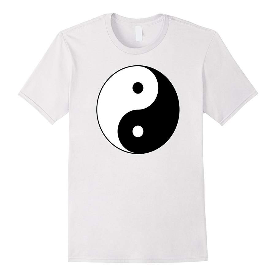 Yin And Yang Cheap Fashion Short Sleeved T-Shirt  Or Yinyang Funny T Shirts Or Yin Yang T-Shirt