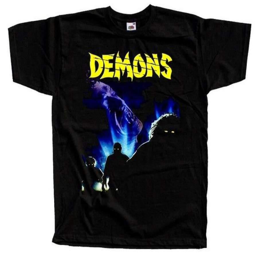 Demons V2, Movie Poster T Shirt (Black)