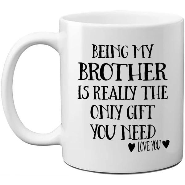 Funny Brother Valentines Day Gift, Brother Coffee Mug, Brother Birthday Gifts, Gift Idea For Brother