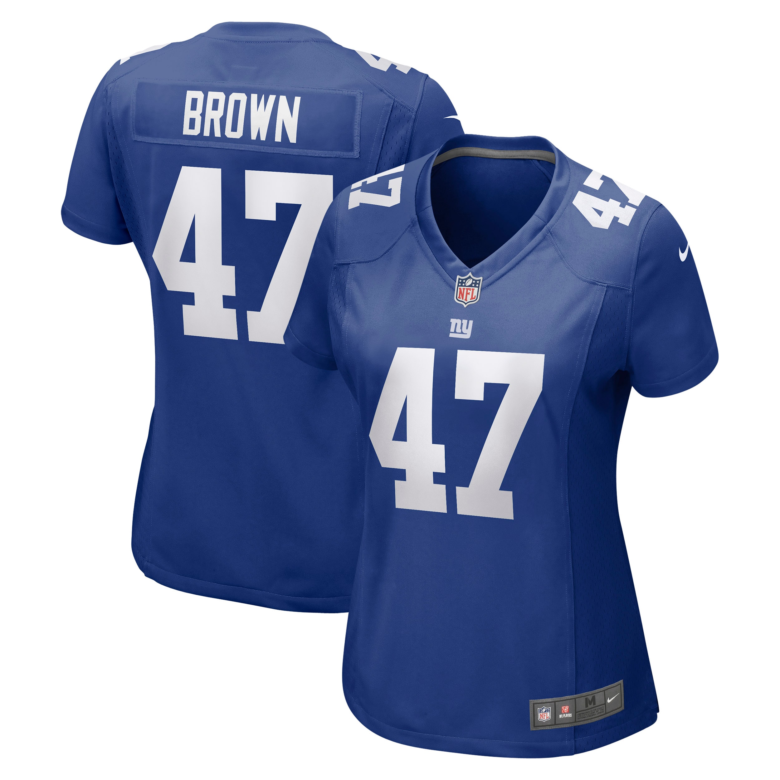 Women’s New York Giants Cam Brown Royal Game Jersey