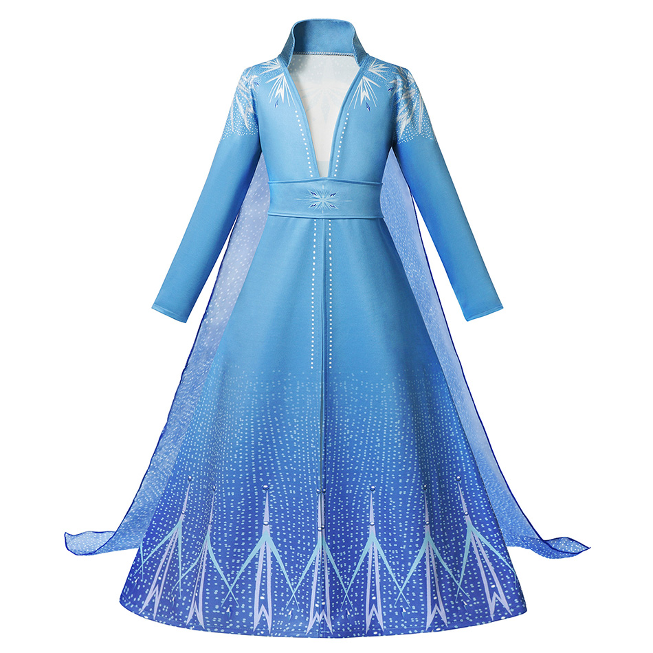 Anna Costume Girls Elsa 2 Cosplay Christmas Dress Kids Party Birthday Ball Gown Elsa Anna Dress Princess for Girl Fancy Clothes alx