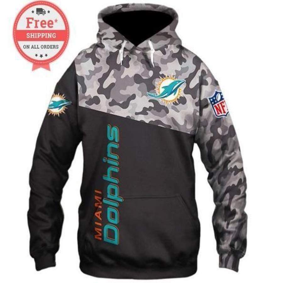 Miami Dolphins Sweatshirts Print Unisex Hoodie Unisex 3D All Over Print