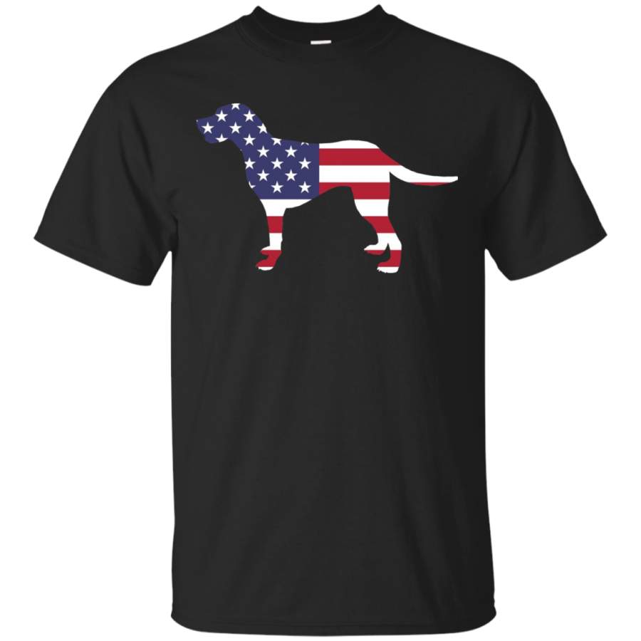 AGR Greate 4th Of July Patriotic Dog Labrador Retriever Lab American Flag Celebration Party tshirt