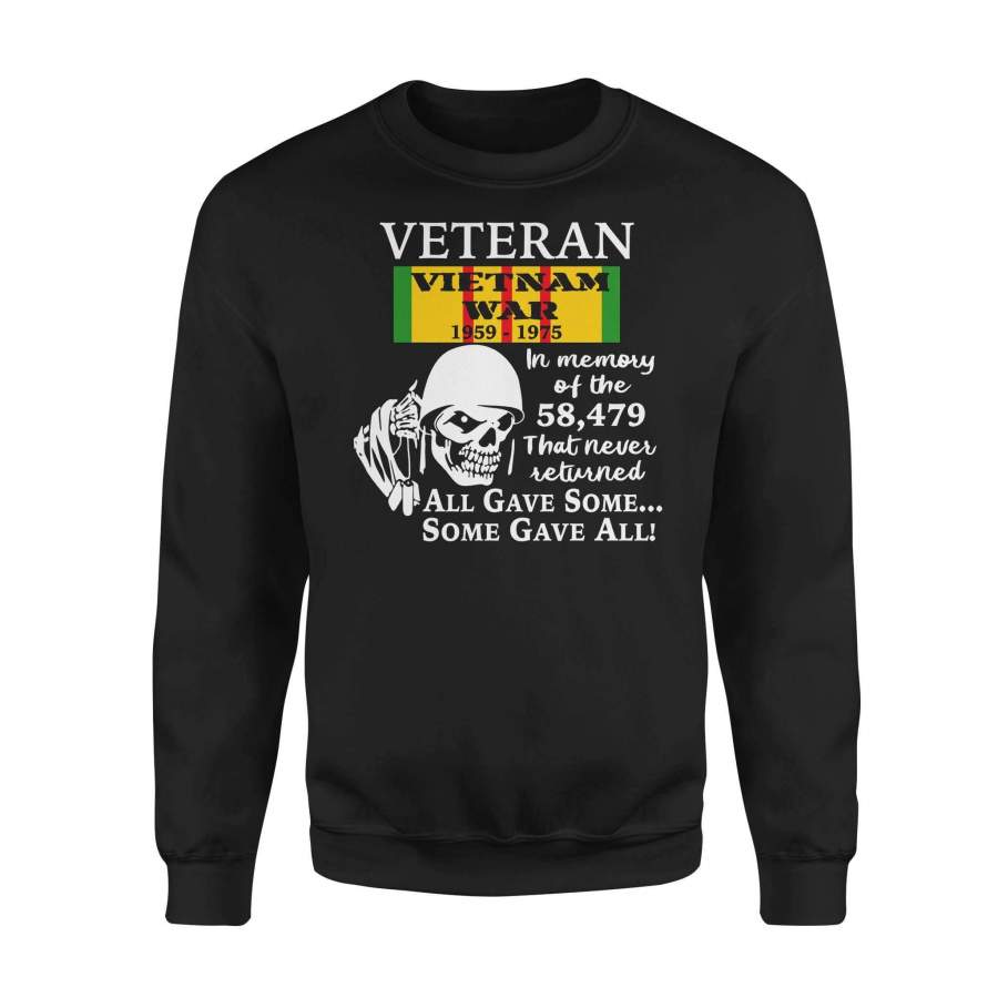 Vietnam Veterans – In Memory – Premium Fleece Sweatshirt