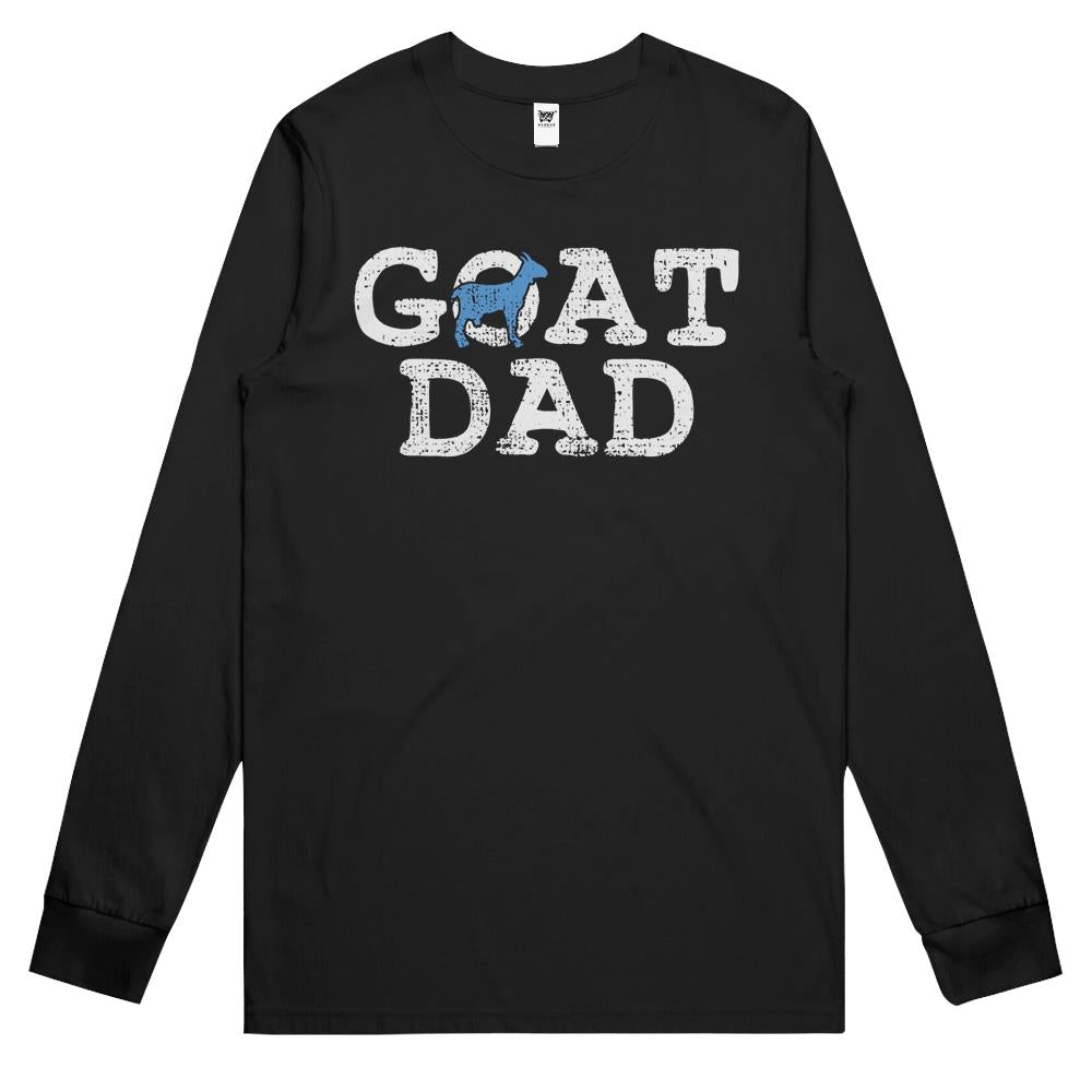 Goat Dad Fathers Day Farmer Gift Long Sleeve T Shirts