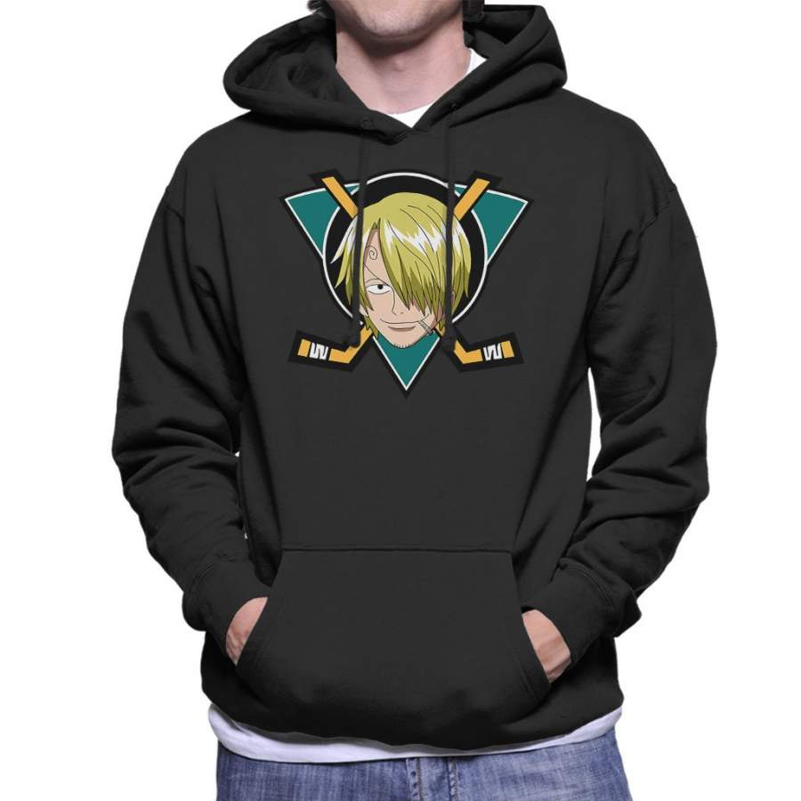 Vinsmoke Sanji Mighty Ducks One Piece Men’s Hooded Sweatshirt