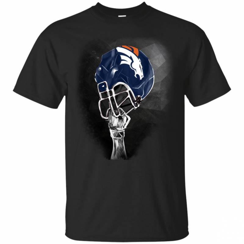 Denver Broncos – Rising Helmet T-shirt Long Sleeve Hoodie