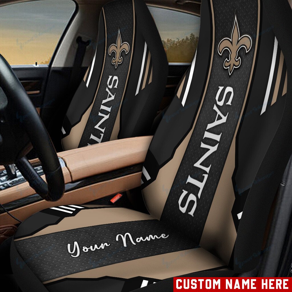 New Orleans Saints Personalized Car Seat Covers Bg11