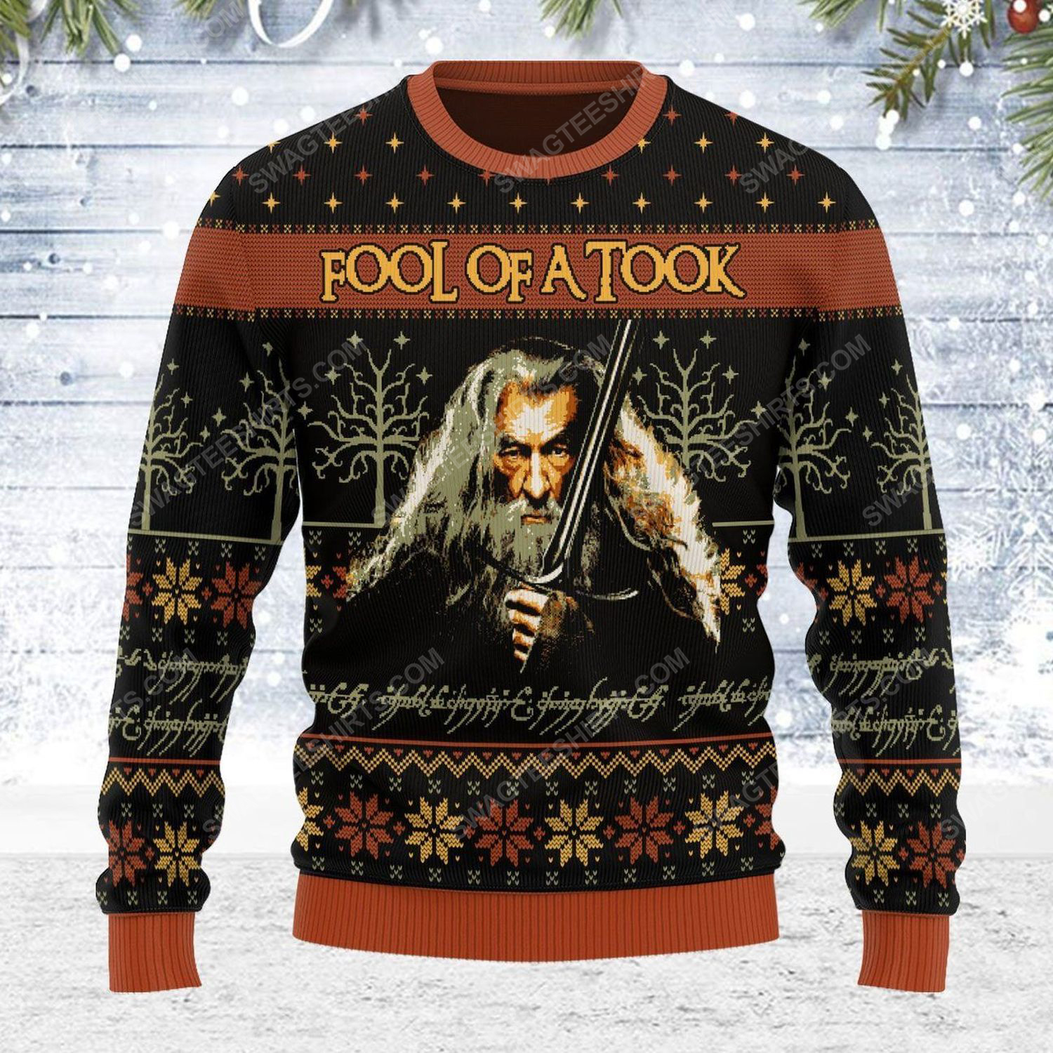 [Special Edition] The Lord Of The Rings Fool Of A Took Ugly Christmas Sweater – Maria