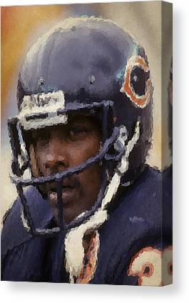 50 Chicago Bears Joe Hamilton Canvas Print