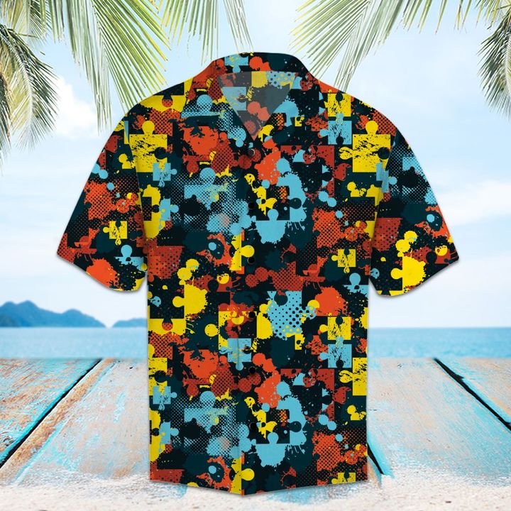 Amazing Jigsaw Puzzle Hawaiian Shirt Summer Button Up For Men, Women, Couple