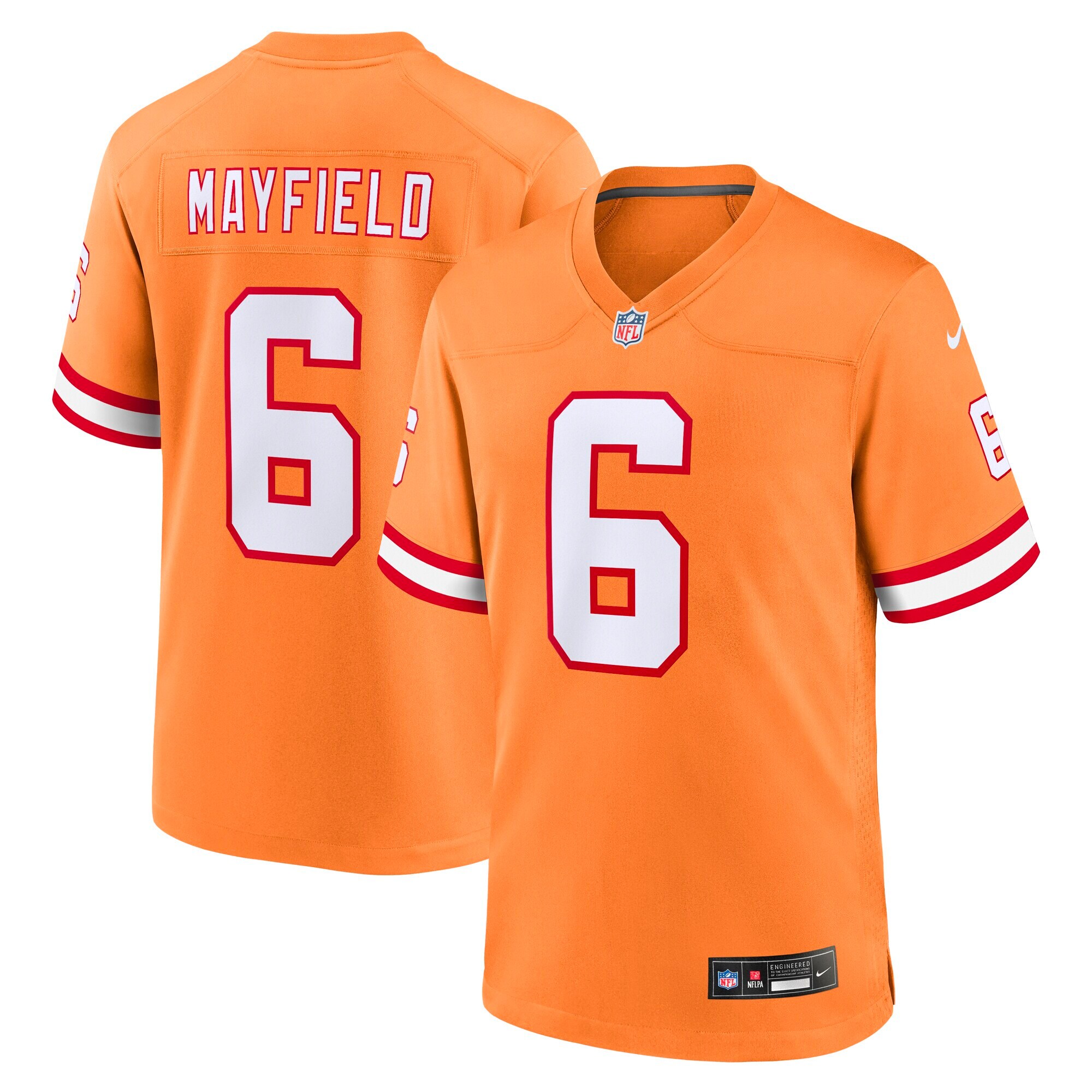 Youth Tampa Bay Buccaneers Baker Mayfield Orange  Game Jersey