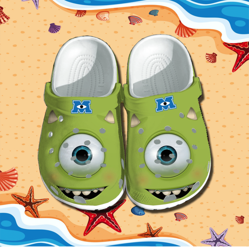 Monsters Inc Crocs Crocband Clogs, Comfy Footwear