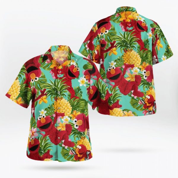 Elmo Muppets Hawaiian Shirt Summer Beach Clothes Outfit For Men Women Nd