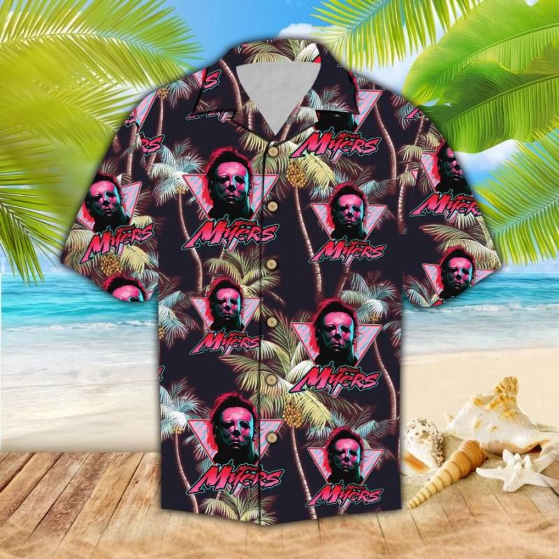 Retro Michael Myers Hawaiian Shirt Ha89071