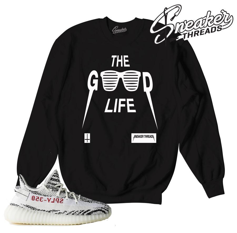 Yeezy 350 Zebra Good Life Sweater