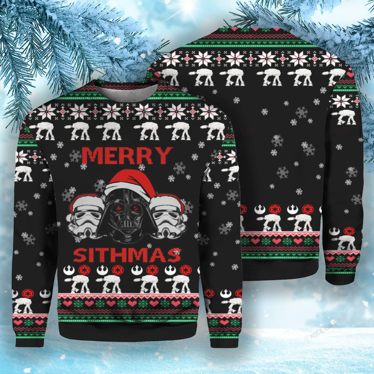 Merry Sithmas Crewneck Sweatshirt 3Cs-R9Q9