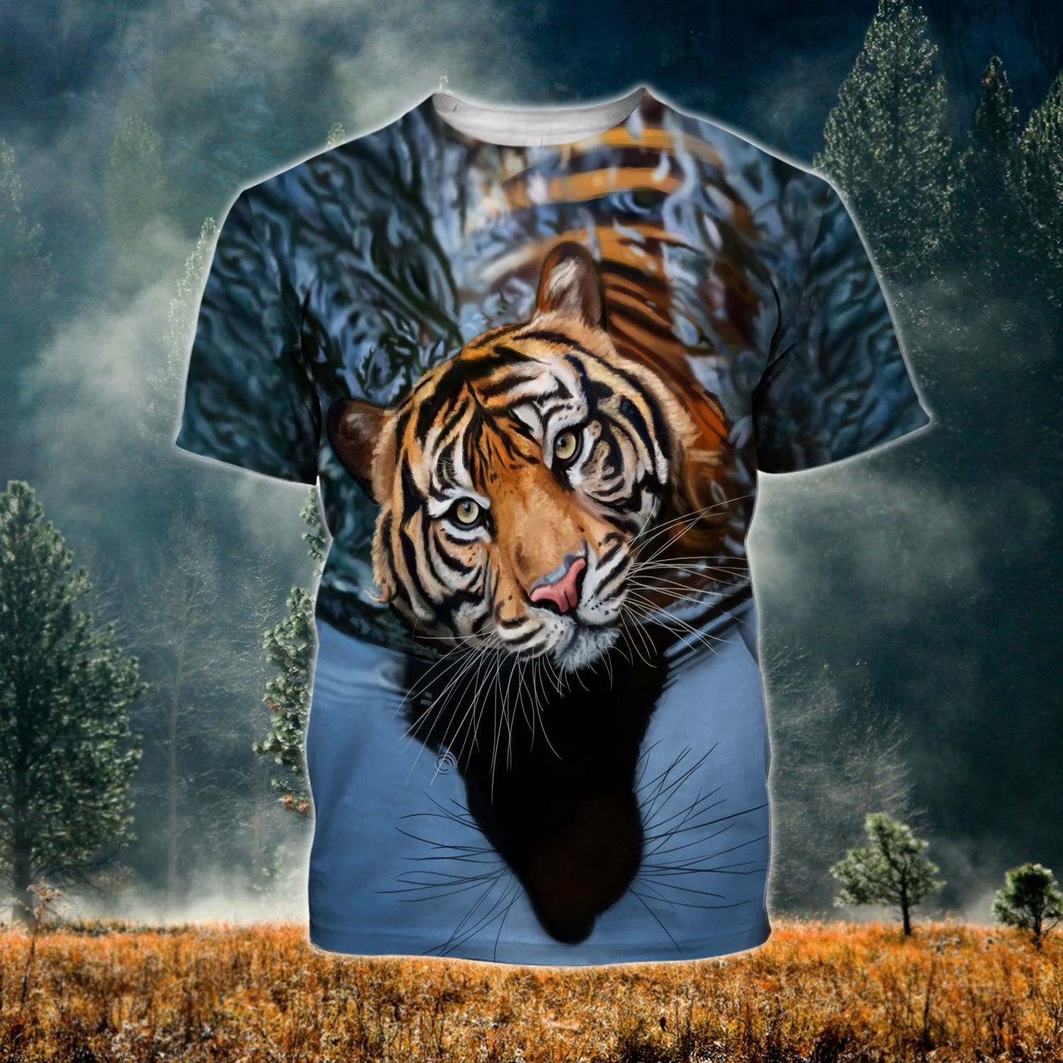 Tiger Ver05 Tthj170721Nby Unisex 3D T-Shirt All Over Print