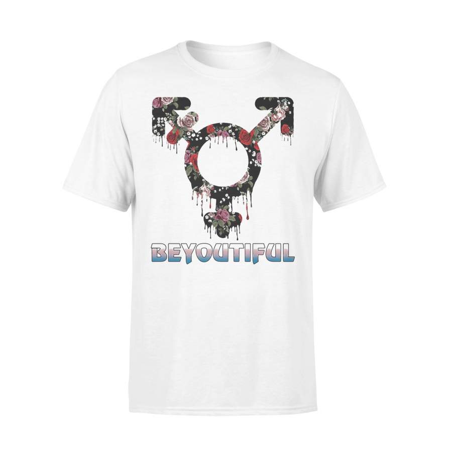 Three Gender Symbol Flat Icon Flower Beyoutiful T-shirt